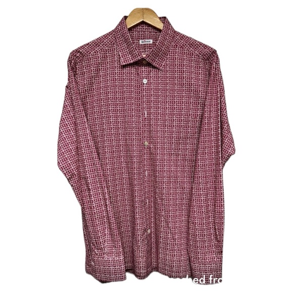 KITON Button Down Shirt Size XL (44) Italian Made Retail:$1510 - Picture 2 of 8